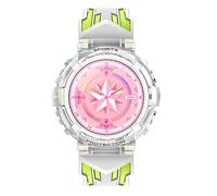 Montre Connectée Véga Etanche pour Enfant avec Appels et Capteur Cardiaque Blanc / Vert