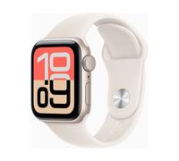 Apple Watch SE 3 GPS 40mm Boitier en Aluminium Lumiere Stellaire avec Bracelet Sport Lumiere Stellaire - S/M
