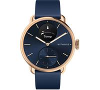 Withings Montre connectée santé ScanWatch 2 – ECG, SpO2, température – 38 mm Bleu