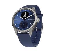 Withings Montre connectée ScanWatch 2 42 mm Argent bracelet Bleu Nuit