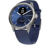 Withings Montre connectée ScanWatch 2 42 mm Argent bracelet Bleu Nuit