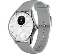 Withings Montre connectée ScanWatch 2 – ECG, SpO2, Température, Suivi sommeil, Étanche, 42mm Blanc