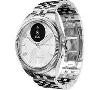Montre connectée Withings ScanWatch Nova 39 mm blanc Argent avec bracelet Métal E
