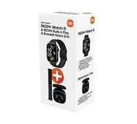 Montre connectée Xiaomi Pack Redmi Watch 6 Noir + Ecouteurs sans fil Redmi Buds 6 Play Bluetooth Noir + Bracelet Nylon