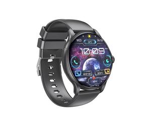Montre connectée XO J11 avec écran rond HD de 2,06 pouces, assistant vocal, contrôle musical, aff