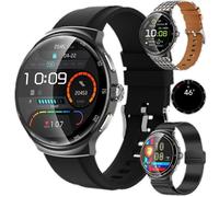 Montre Connectée XtraDiTech Sport Alliage Écran Convexe Sphérique AMOLED Rond 1,43 F.C.au Temps Réel Dos Lentille Fresnel