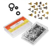 Montre Couronne O Ring, 1.4-2.8mm 12 Tailles O Ring Montre Joint Arrière Joint en Caoutchouc Rondelles Ensemble Montre Joints Kit Remplacement O-Rings Avec Boîte de Rangement