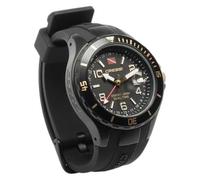 Cressi Traveller Dual Time Gold Watch Noir