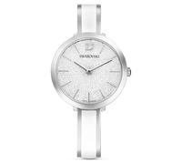 Swarovski Montre Crystalline Delight, Bracelet en métal, Blanc, Acier inoxydable