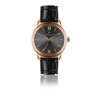 Montre cuir crocodile Philipp Blanc Geneva Noir 40 mm