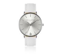 Montre cuir femme Amelia Parker Capsule Grey Gris 38 mm