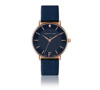 Montre cuir femme Isabella Ford Florence Bleu 36 mm