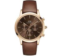 Daniel Wellington DW Montre 42mm Iconic Chronograph St Mawes Amber RG Rose Gold