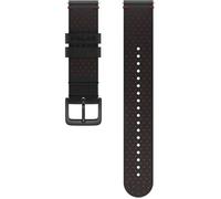 Polar Bracelet de montre en cuir 20 mm interchangeable pour Ignite 2, Ignite, Unite, Pacer Noir/Gris M-XL
