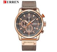 Montre - CURREN - CHANGM - Quartz - Cuir - Analogique - Chic
