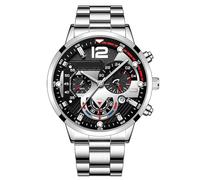 Montre d'affaires élégante pour homme - Z618 Calendrier élégant, cadran rond de 40,5 mm offrant une vue claire de l'heure, design élégant du bracelet convient à un usage - Montre-bracelet