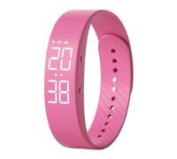 Montre D'alarme - Moderne, Fine, Rechargeable, Alerte De Vibration, Aide Au Réveil Pour Les Dormeurs Lourds, Montre En Mode Silencieux Doux | Rappel De Poignet Numérique Pour Hommes, Étudiants, Enfant