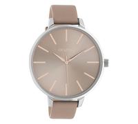 Montre dame Oozoo C10711 Quartz bracelet cuir gris rose 48mm