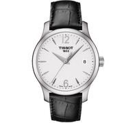 Montre dame Tissot Tradition T0632101603700 Bracelet en cuir noir