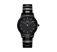 Daniel Wellington Montre Iconic 32 mm Céramique et Acier inoxydable (316L) Noir