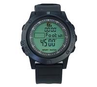 Montre d'arbitre de football professionnel - Chronomètre mémoire à 100 tours avec compte à rebours et mode silencieux, affichage rétroéclairé à 3 lignes pour entraîneurs de football, horloge 12/24