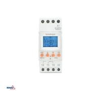 Minuterie électronique hebdomadaire 7 jours DIN 2 modules 50 programmes