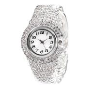 Montre de en métal avec Cadrans ornés de Cristaux et Confortable pour, Montre étanche pour