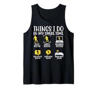 Montre de football Things I Do In My Spare Time Play Soccer Resear Débardeur