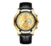 Montre de luxe Mode Militaire Quartz Sport Montre-Bracelet Plein Acier Étanche Hommes Horloge ow0722wat33ml Cuir Doré