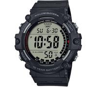 Montre de plongée Casio digitale avec chronomètre couleur : Noir