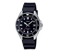 Montre de plongée unisexe Casio MDV10-1A1 | cadran noir 38 mm | bracelet en c...