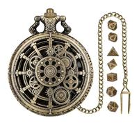 Montre de poche Dice, Pocket Watch Dice - Family T -Dice for Games - Polyedral Dice Set pour jeux de société, activités de club, réunions de famille, différents types de jeux de rôle