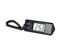 Montre de poche numérique - Affichage LCD transparent Minuteur Mini porte-clés Montre de poche Mouvement précis Porte-clés Pendentif silencieux Horloge quotidienne portable | Étudiants, infirmières
