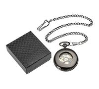 Montre de poche révoltée - montre de poche mécanique | Montres de poche vintage pour hommes | Montres de poche avec chaîne portable | Diautre de montre de poche pour hommes | Bijoux