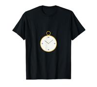 Montre de Poche Vintage avec Chiffres Romains T-Shirt Graphique avec Valeur