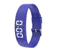 Montre de rappel d'alarme vibrante, montre minuterie silencieuse portable, montres d'alarme silencieuse ne dérangera pas les autres, mesure de la température de rappel de pilule, pour les dormeurs