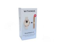 Montre de santé - WITHINGS - ScanWatch 2 - 38 mm - Or rose - Détection automatique activité & notifications discrètes