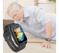 Montre de sécurité pour personnes âgées avec bouton SOS, appel vocal HD et détection de chute étanche pour une protection d'urgence