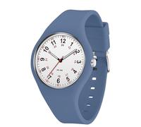 Montre de Sport analogique Unisexe étanche pour infirmières, Professionnels de la santé, Femmes, Hommes, étudiants, Cadran Lumineux Facile à Lire, Bracelet en Silicone, Bleu, Sangle