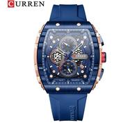 Montre de sport - CURREN - 8442 - Quartz - Carré - Chronographe - Dark olive