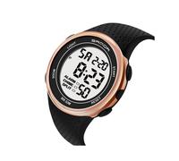 Montre de sport d'extérieur pour homme, étanche à 100 m, numérique, avec pile de 10 ans (or rose standard)