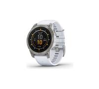 Montre de sport garmin epix pro gen 2 sapphire titane 47mm blanc argent