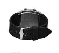 Montre de sport LED pour homme et femme avec cadran aviation et compteur Ft500wc-1bvcf, Noir , taille unique