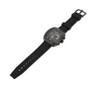 Montre de Sport multifonctionnelle pour Homme, Montre numérique Minimaliste Ultra Fine, Bracelet en Caoutchouc de 30 m, Affichage numérique Tendance, Montre à Quartz analogique (Noir)