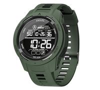 Montre de sport numérique étanche pour homme, grand cadran, militaire, rétroéclairage, alarme, chronomètre, résistante aux chocs, calendrier, cadeau pour homme, vert armée, bracelet :