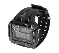 Montre de Sport Numérique, Montre de Sport de Plein Air étanche jusqu'à 50 M avec Alarme/chronomètre, Montre à Cadran Rectangulaire Grand écran avec Veilleuse LED, pour Hommes et