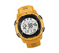 Montre de Sport Numérique Multifonctionnelle pour Hommes, étanche, Lumineuse, Idéale pour la Course à Pied et Les Activités Sportives en Plein Air (Jaune)