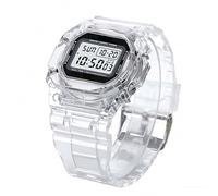 Montre de sport unisexe transparente à LED avec affichage numérique de la date, bracelet étanche, montre de fitness haute visibilité pour la course et la natation, catégorie Tech en plein air, glace