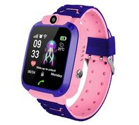 Montre de Téléphone de Positionnement LBS étanche pour Enfants, Caméra Télécommandée pour Enfants, écran en Silicone de 1.44 Pouces pour Le Contrôle Parental (Genericea7kfpoqgs-190507YS01-2)
