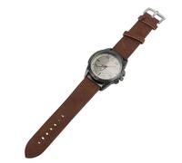Montre Décontractée pour Hommes, Grande dureté Facile à Lire Big Face Mens Quartz Watch avec Boucle de Broche de Libération pour Les Activités Intérieures en Plein Air (Brown)